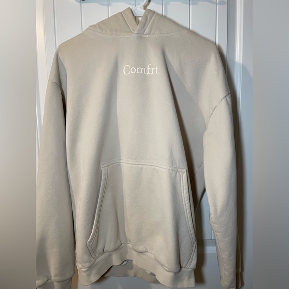 Comfrt Tops - Comfrt Signature Hoodie in Bone